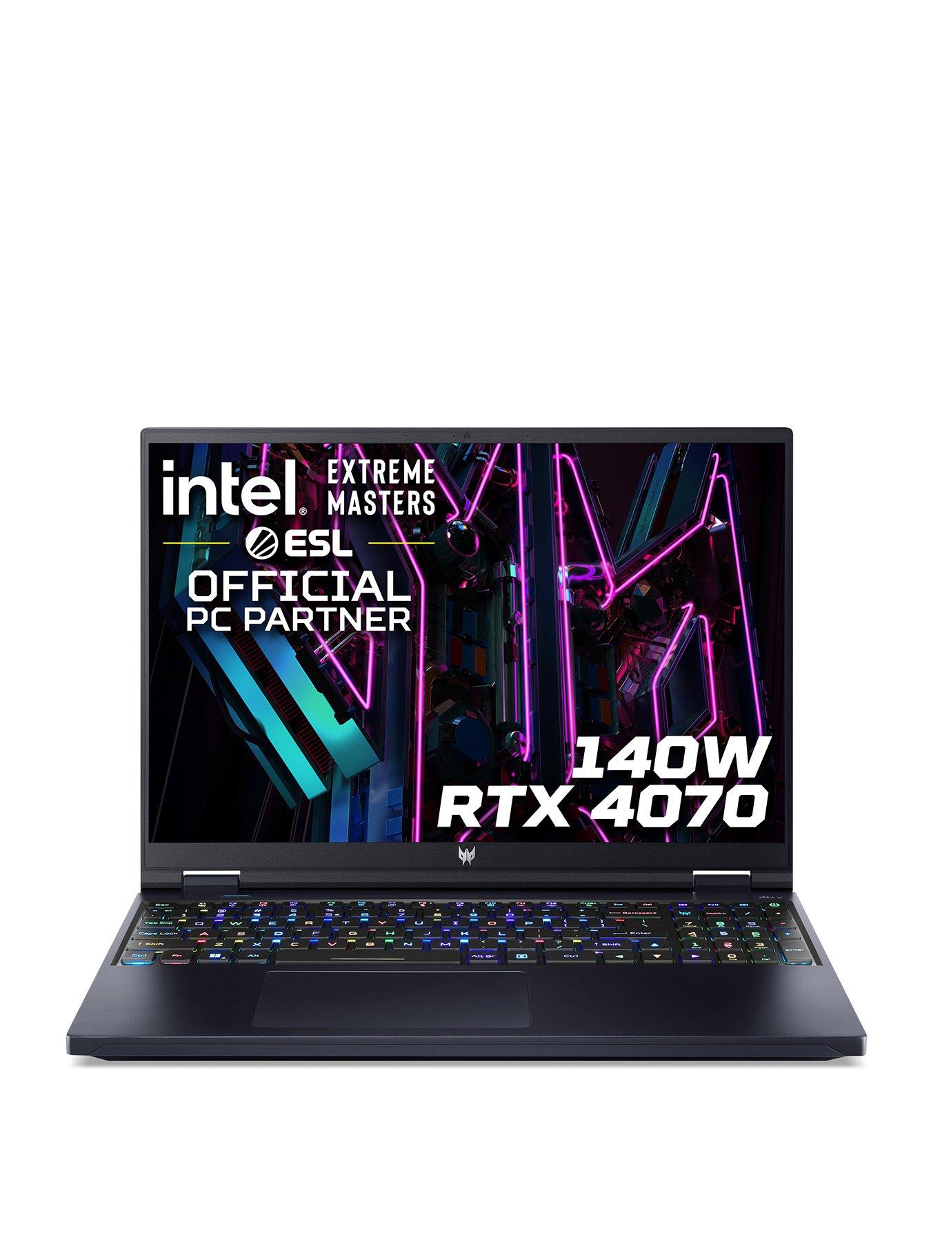 Acer Predator Helios 16 Gaming Laptop - 16in QHD 240Hz, GeForce RTX 4070, Intel Core i9, 16GB RAM, 1TB PCIe NVMe SSD