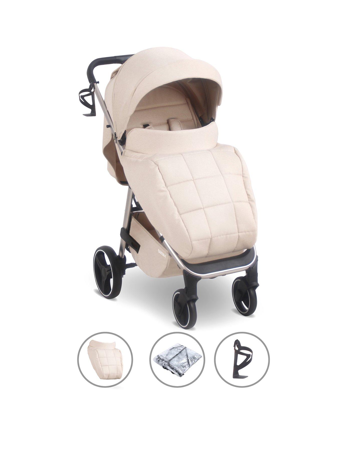 Image 1 of 8 of My Babiie MB160 Plus Pushchair - Oatmeal