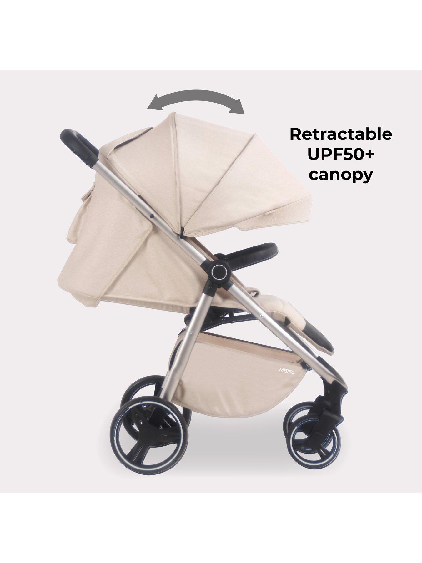Image 4 of 8 of My Babiie MB160 Plus Pushchair - Oatmeal
