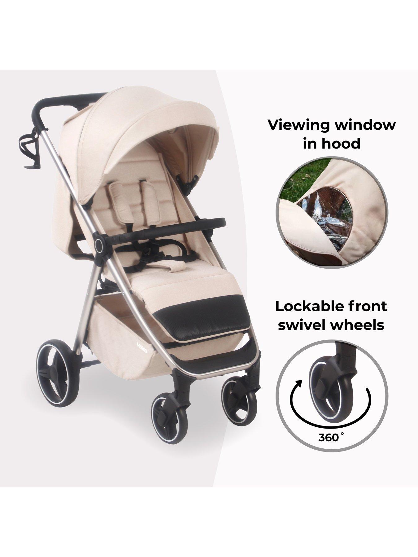Image 5 of 8 of My Babiie MB160 Plus Pushchair - Oatmeal