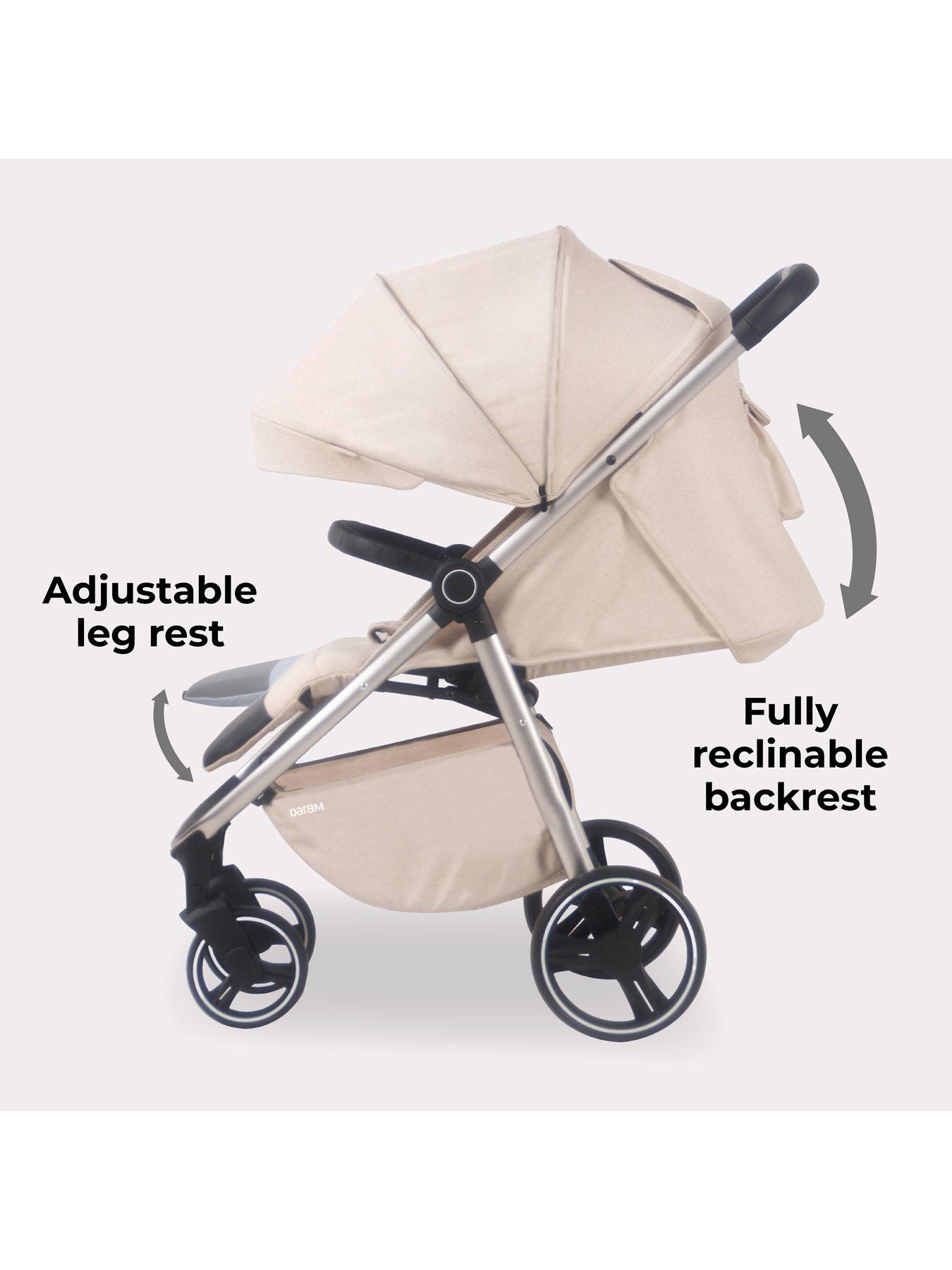Image 6 of 8 of My Babiie MB160 Plus Pushchair - Oatmeal