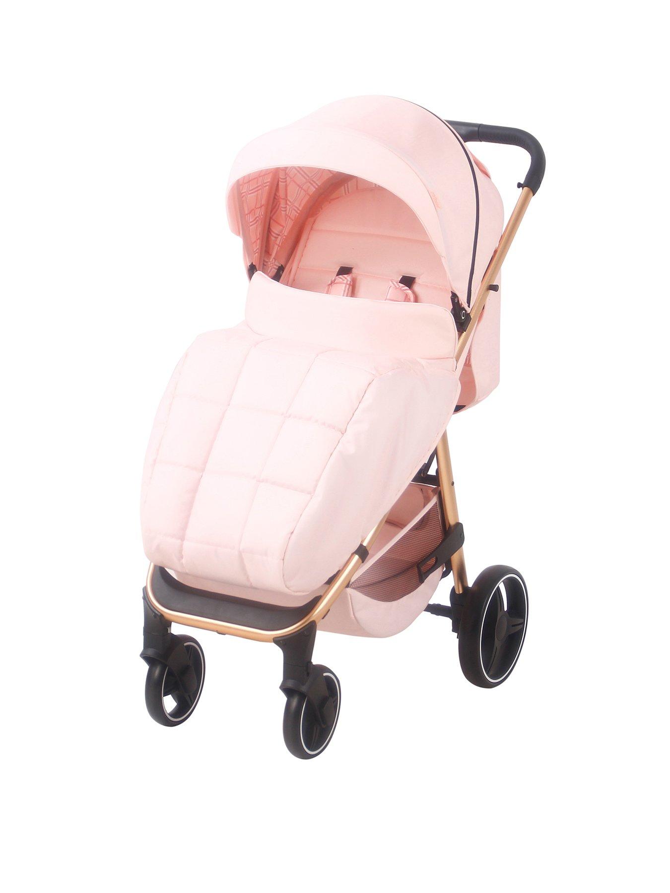 Image 1 of 6 of My Babiie MB160 Dani Dyer Pushchair - Pink Plaid