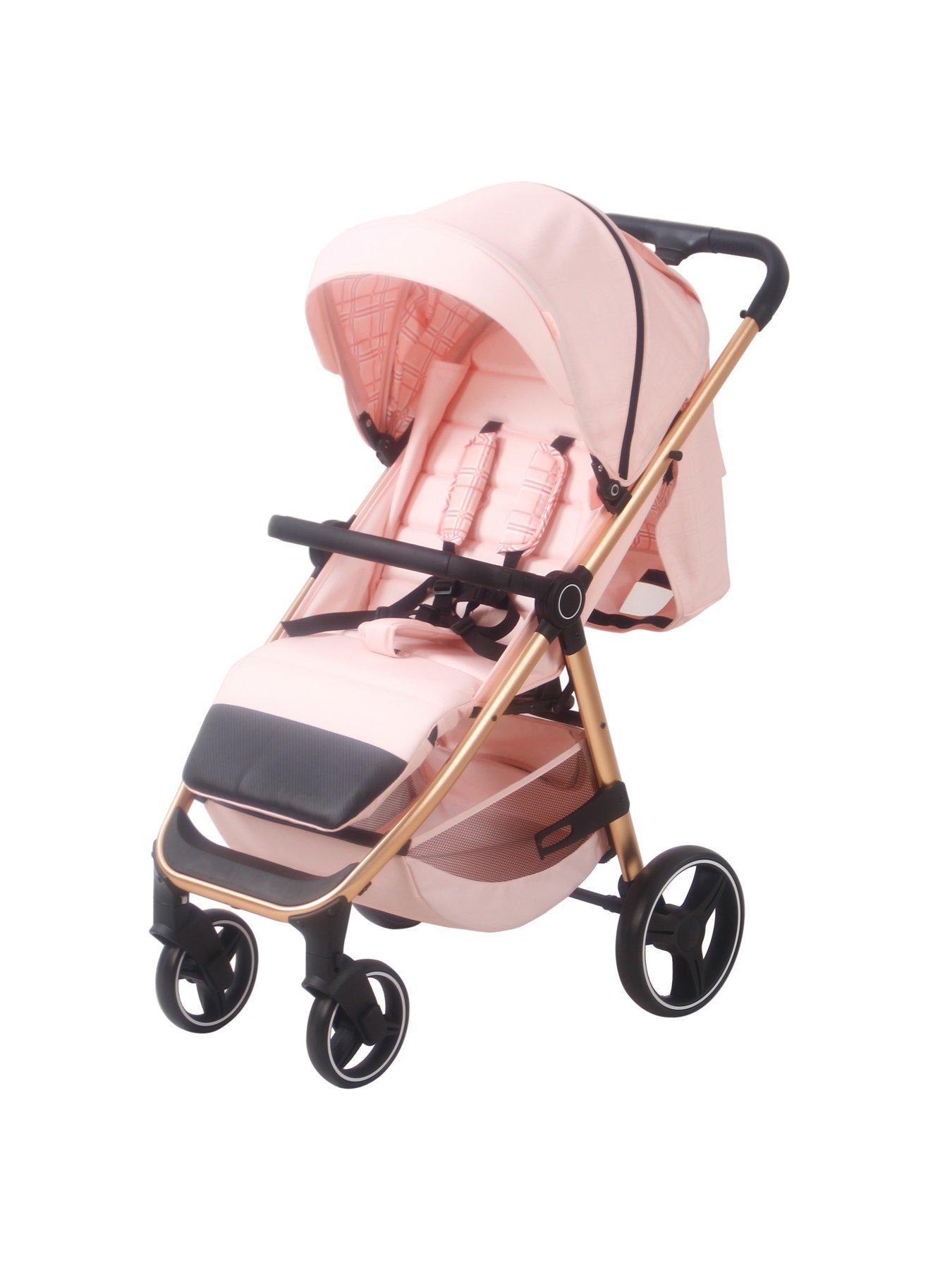 Image 2 of 6 of My Babiie MB160 Dani Dyer Pushchair - Pink Plaid