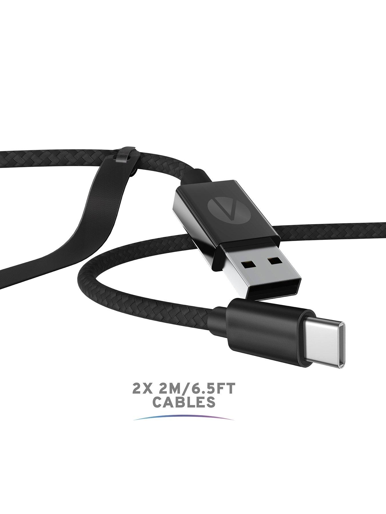 Image 6 of 7 of Stealth USB-C Charge and &amp; Data Cables - Twin Pack for PSVR2 &amp; PS5