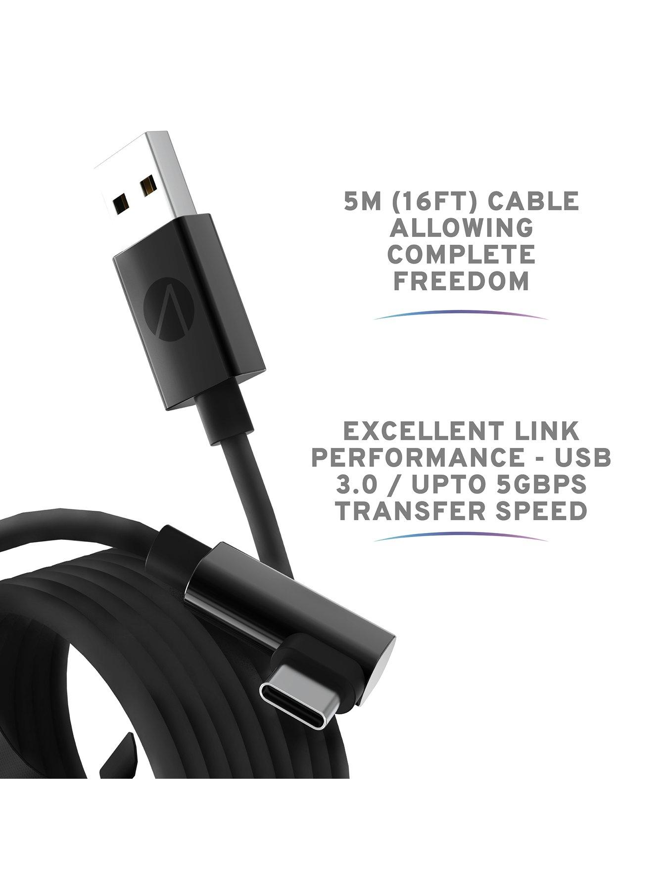 Image 5 of 7 of Stealth USB-C Power* &amp; Link Cable for Meta Quest 2&nbsp;- 5m