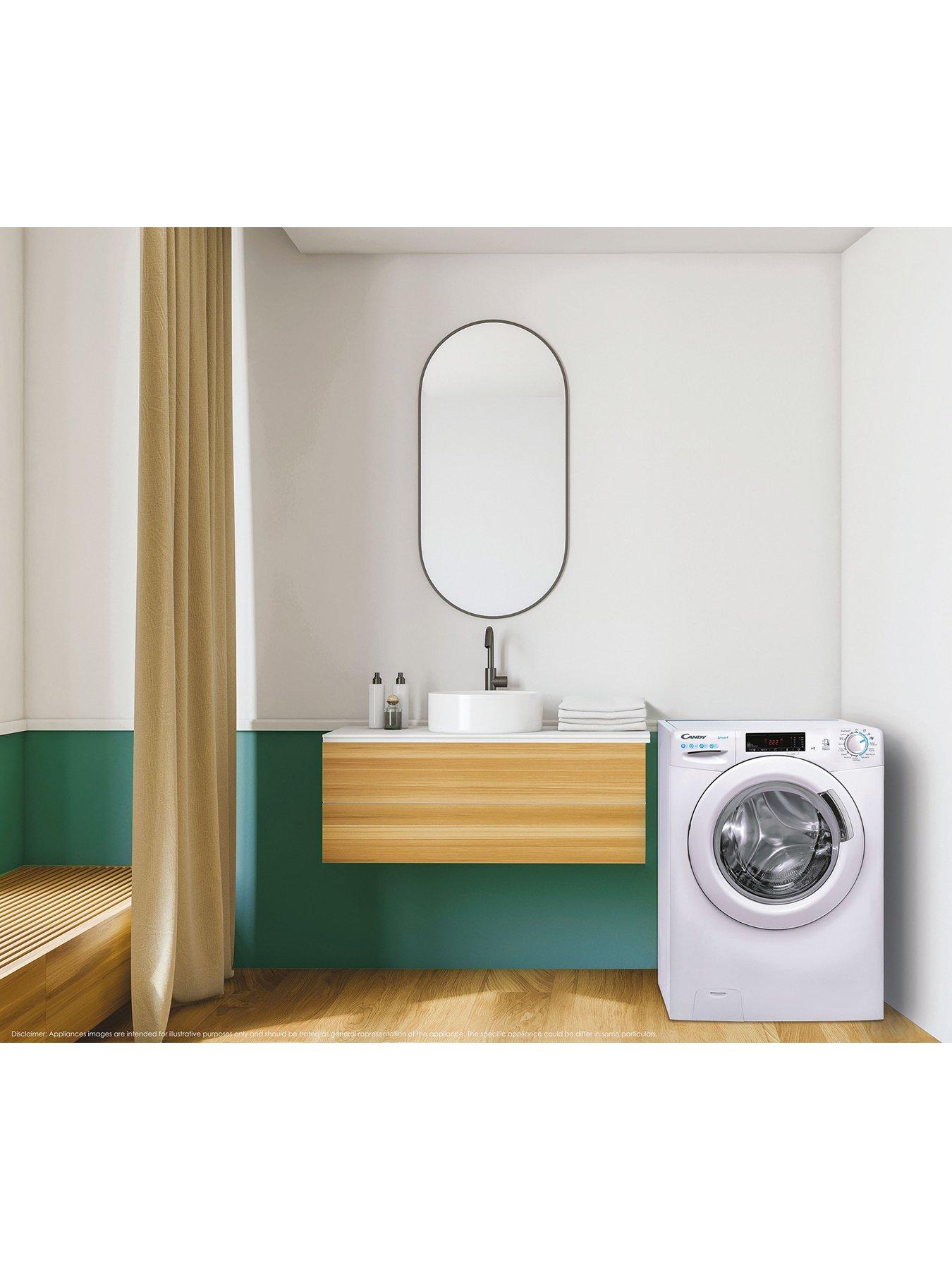  image of candy-cs149tw4-9kg-loadnbsp1400-spin-washing-machine-white