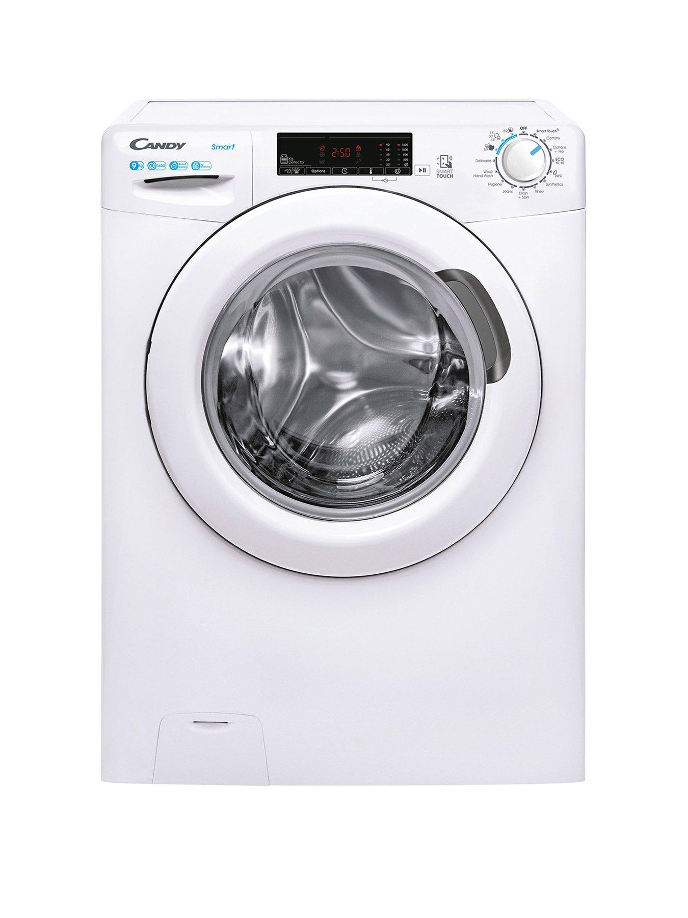  image of candy-cs149tw4-9kg-1400-spin-washing-machine-white