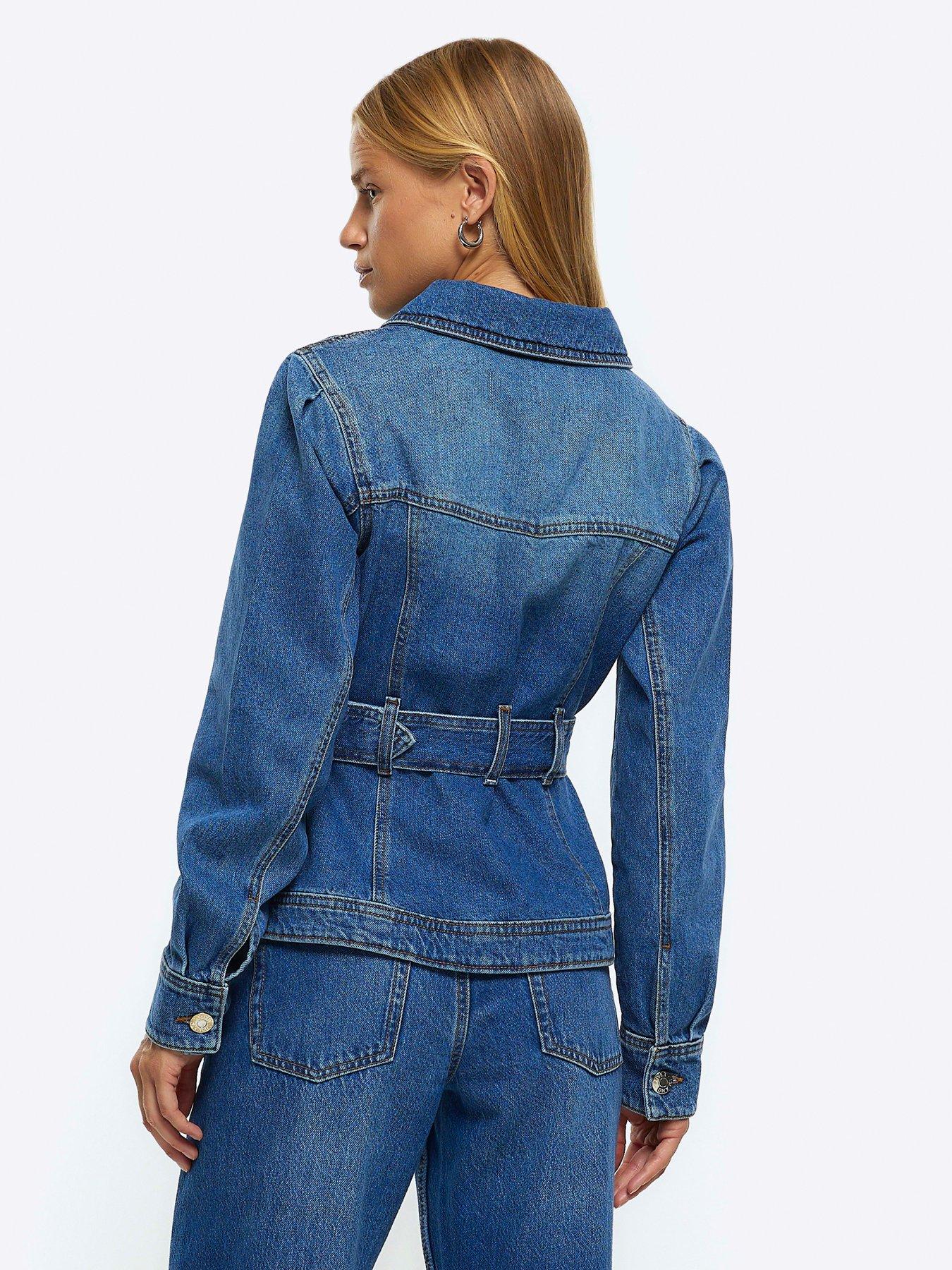 Belted Waisted Denim Jacket