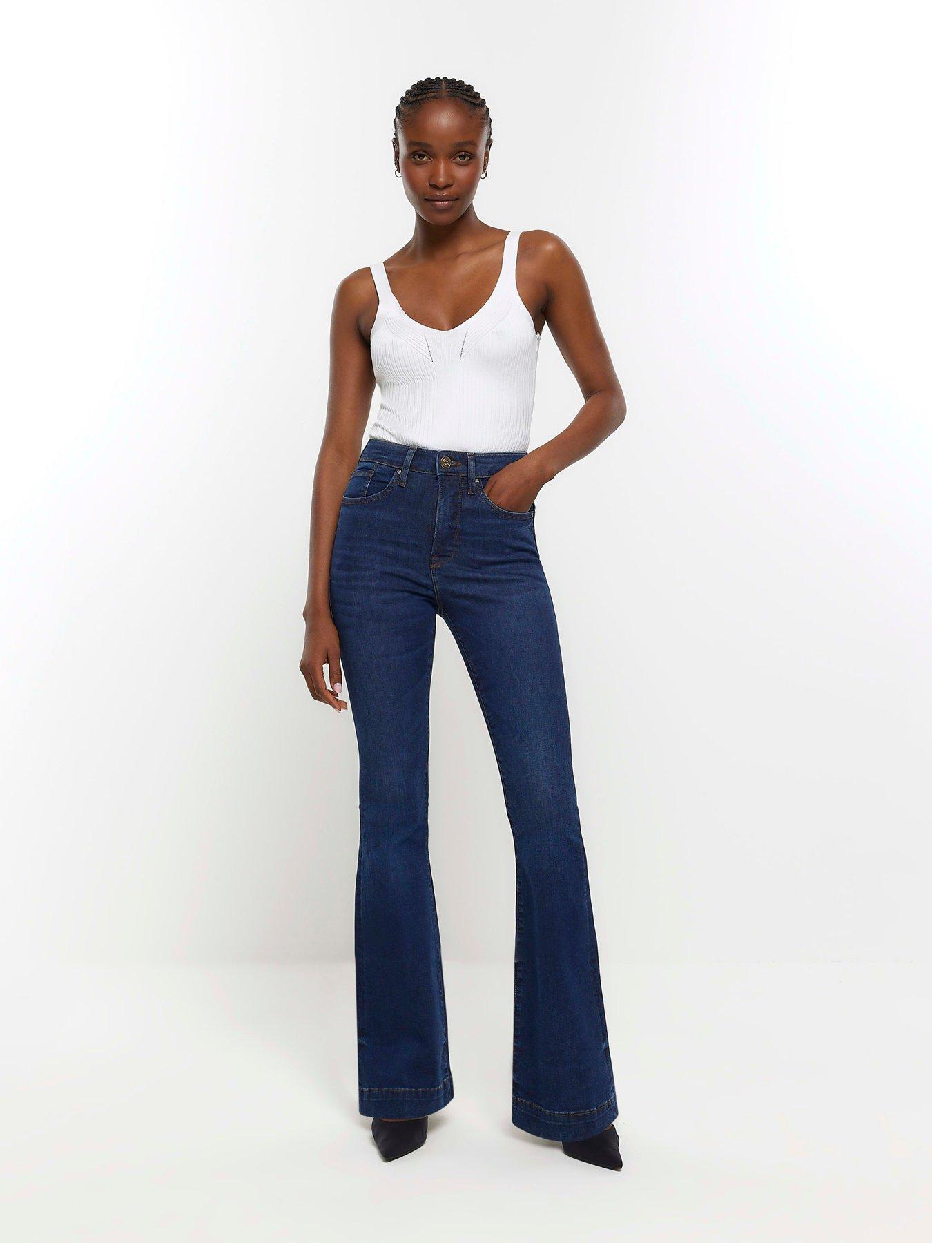 River Island High Waisted Jeggings - Blue