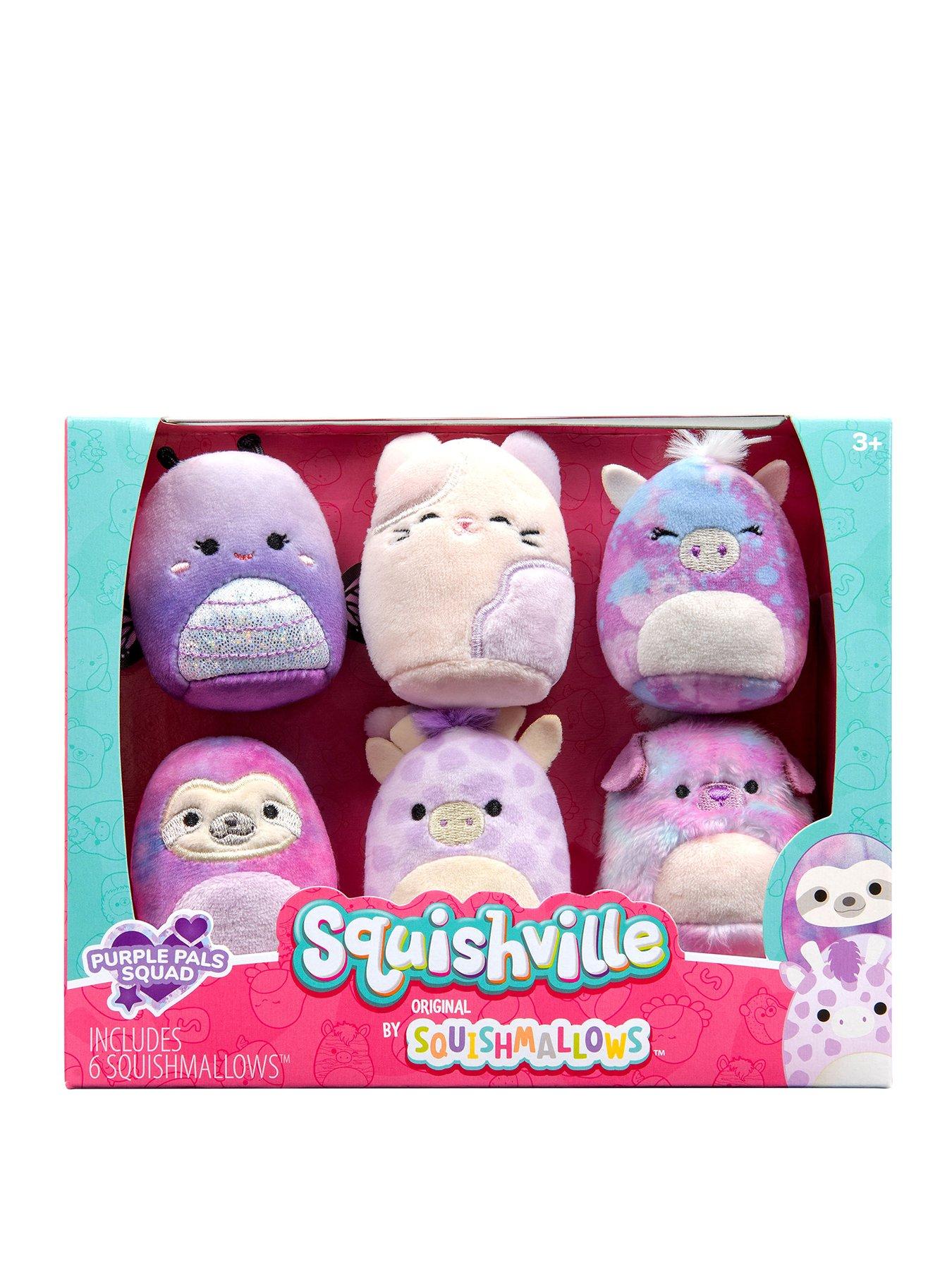 Squishville by Original Squishmallows Purple Pals Squad Plush ...