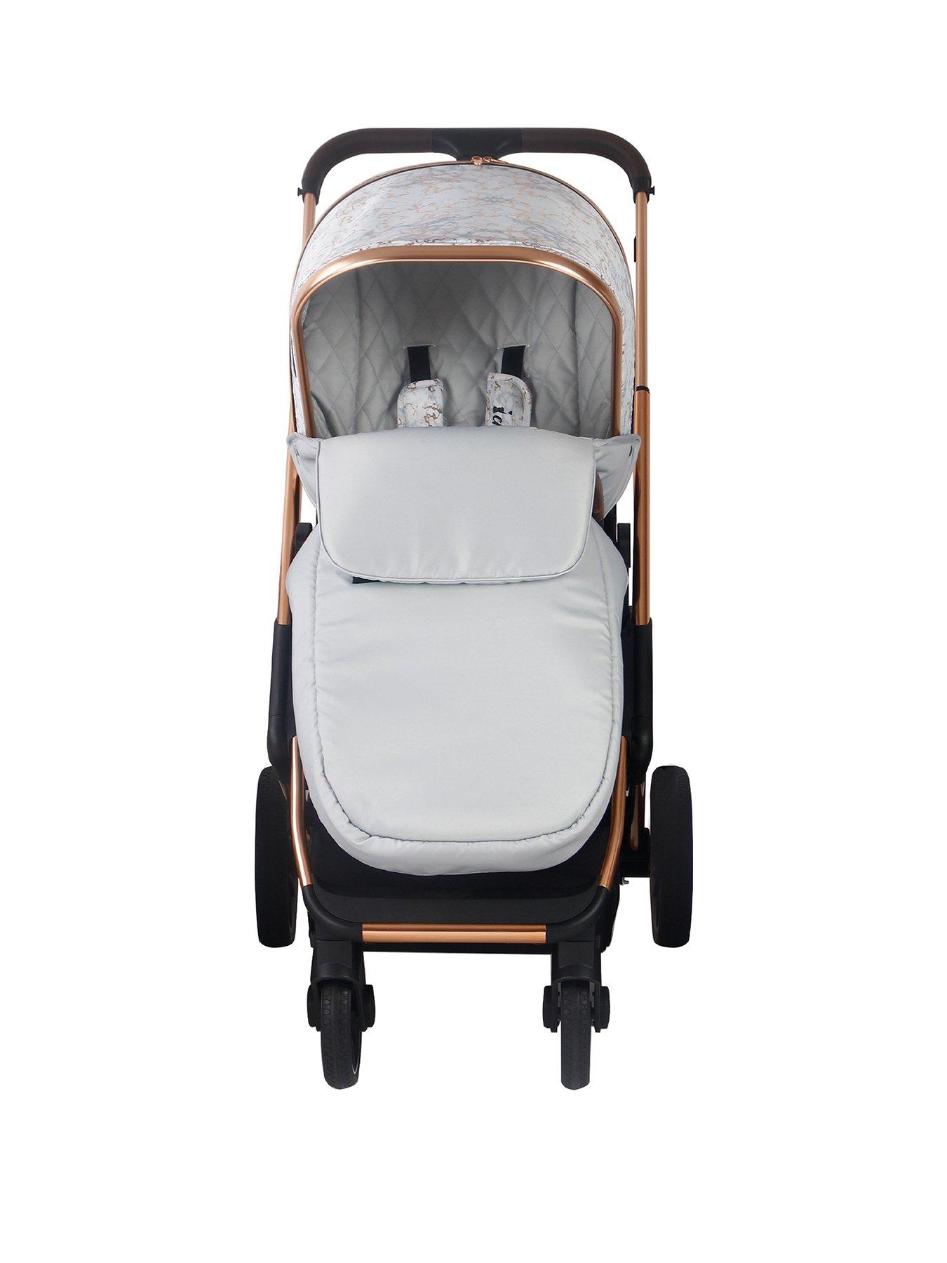 My babiie grey and rose gold travel system clearance