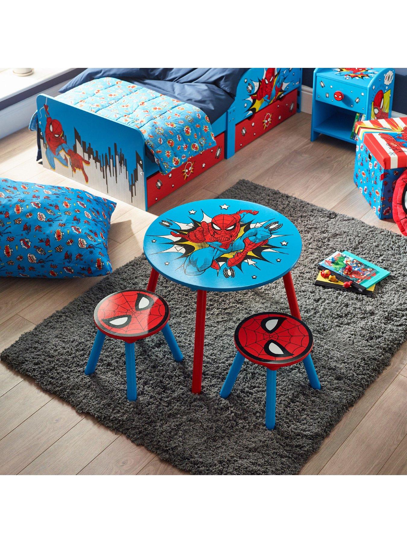 Spiderman Toddler Table and 2 Stool Set