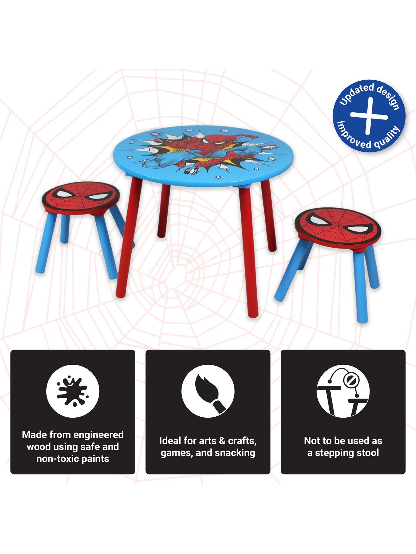 Image 4 of 5 of Spiderman Toddler Table and 2 Stool Set