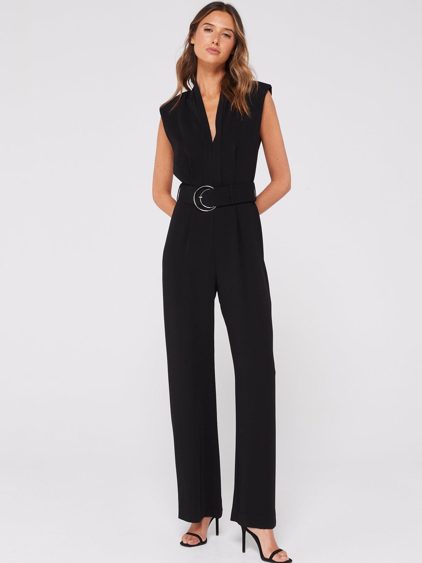 Mango Belt Long Jumpsuit littlewoods