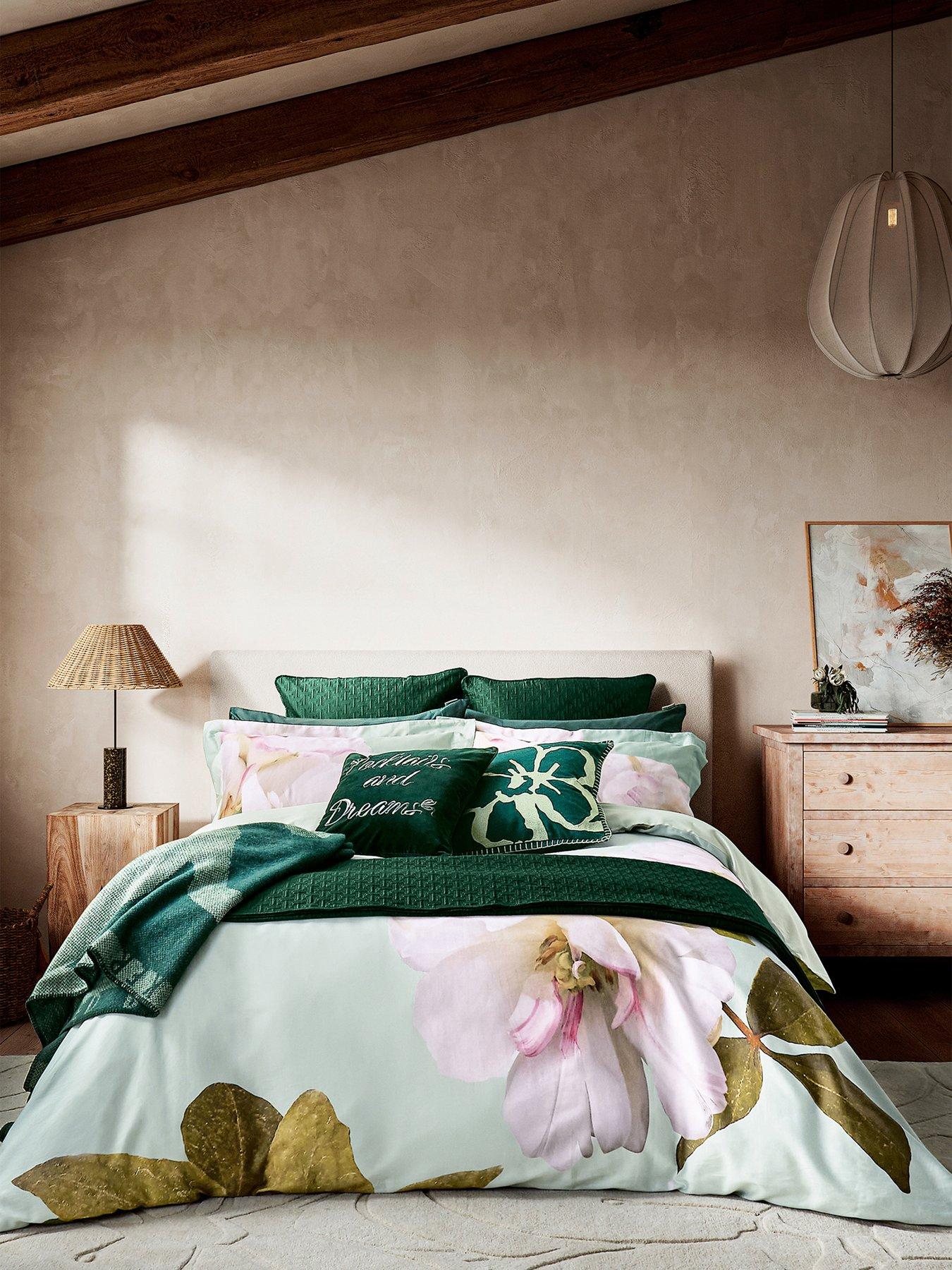  image of ted-baker-gardenia-100-cotton-floral-duvet-set