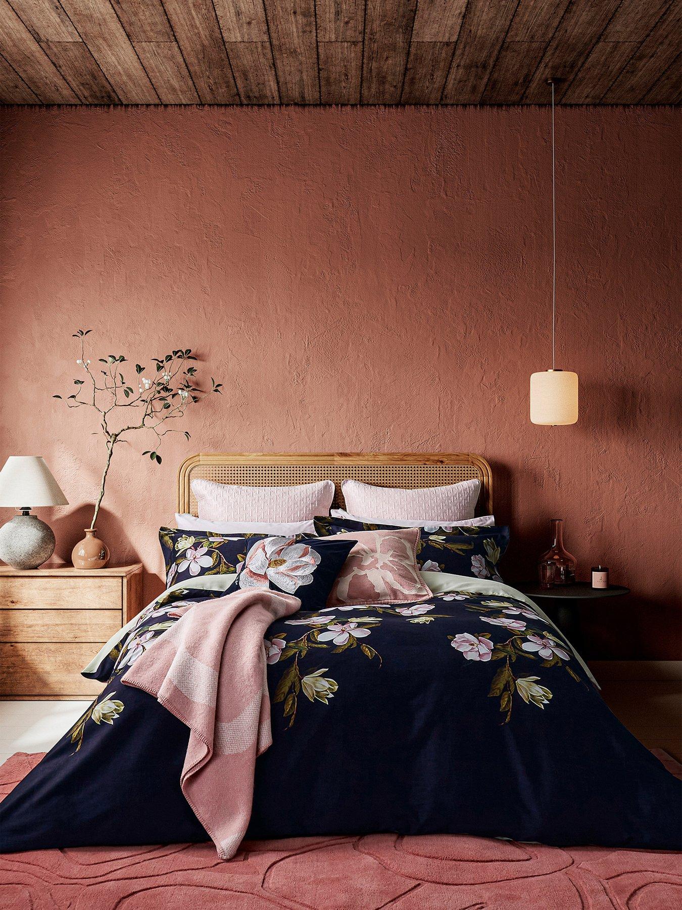  image of ted-baker-opal-floral-100-cotton-sateennbspduvet-cover-set
