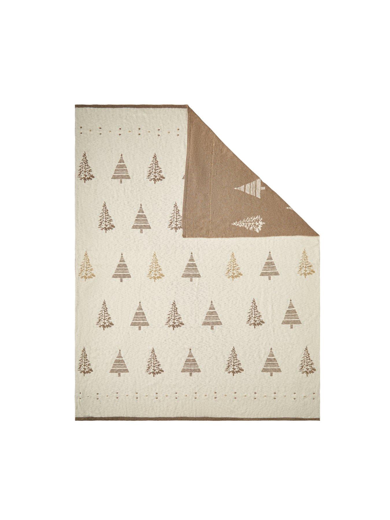 Image 6 of 6 of The Very Collection Christmas Tree Throw - Gold