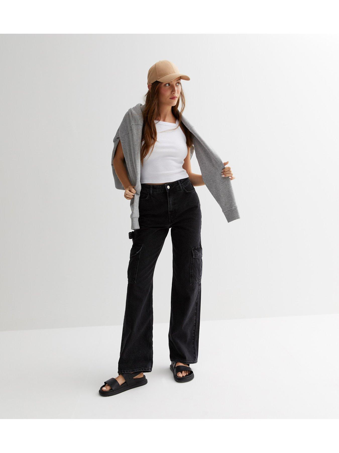 undefined Cargo Jeans - Black