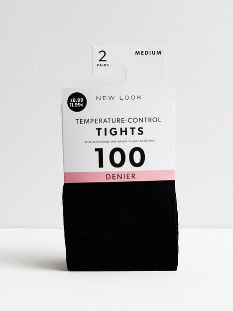 new-look-2-pack-black-100-denier-temperature-control-tights