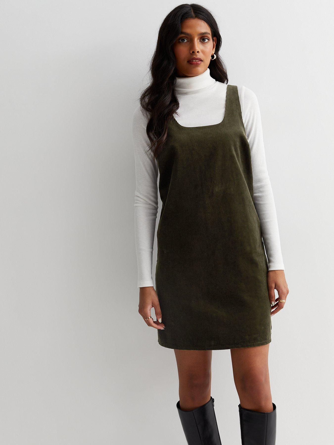 New look clearance green pinafore