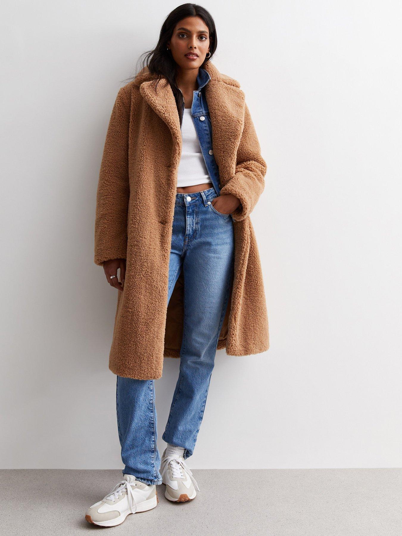 Tan teddy outlet coat