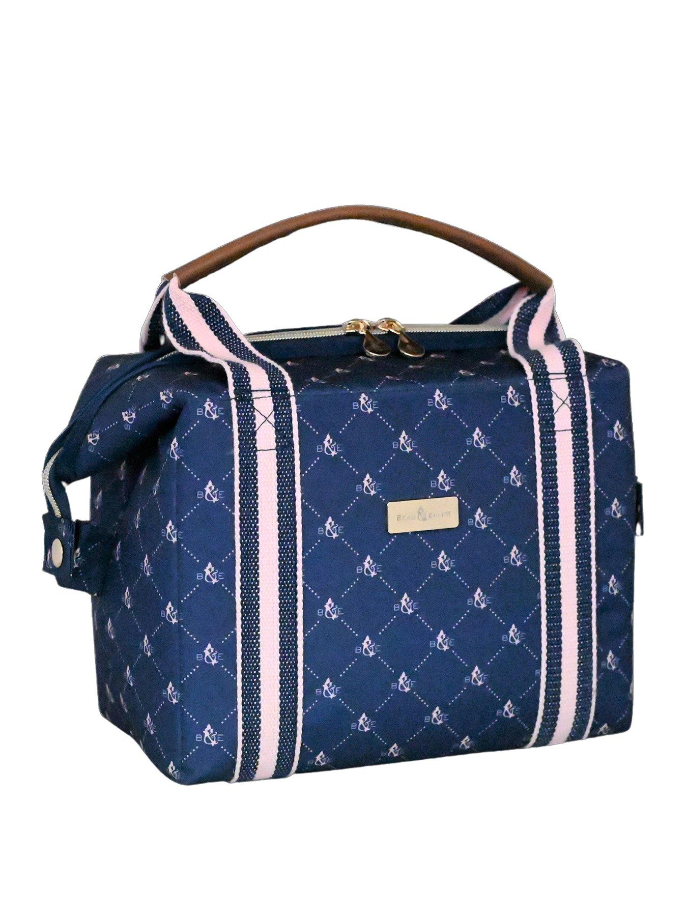  image of beau-elliot-monogram-midnight-convertible-2-in-1-picnic-lunch-bag