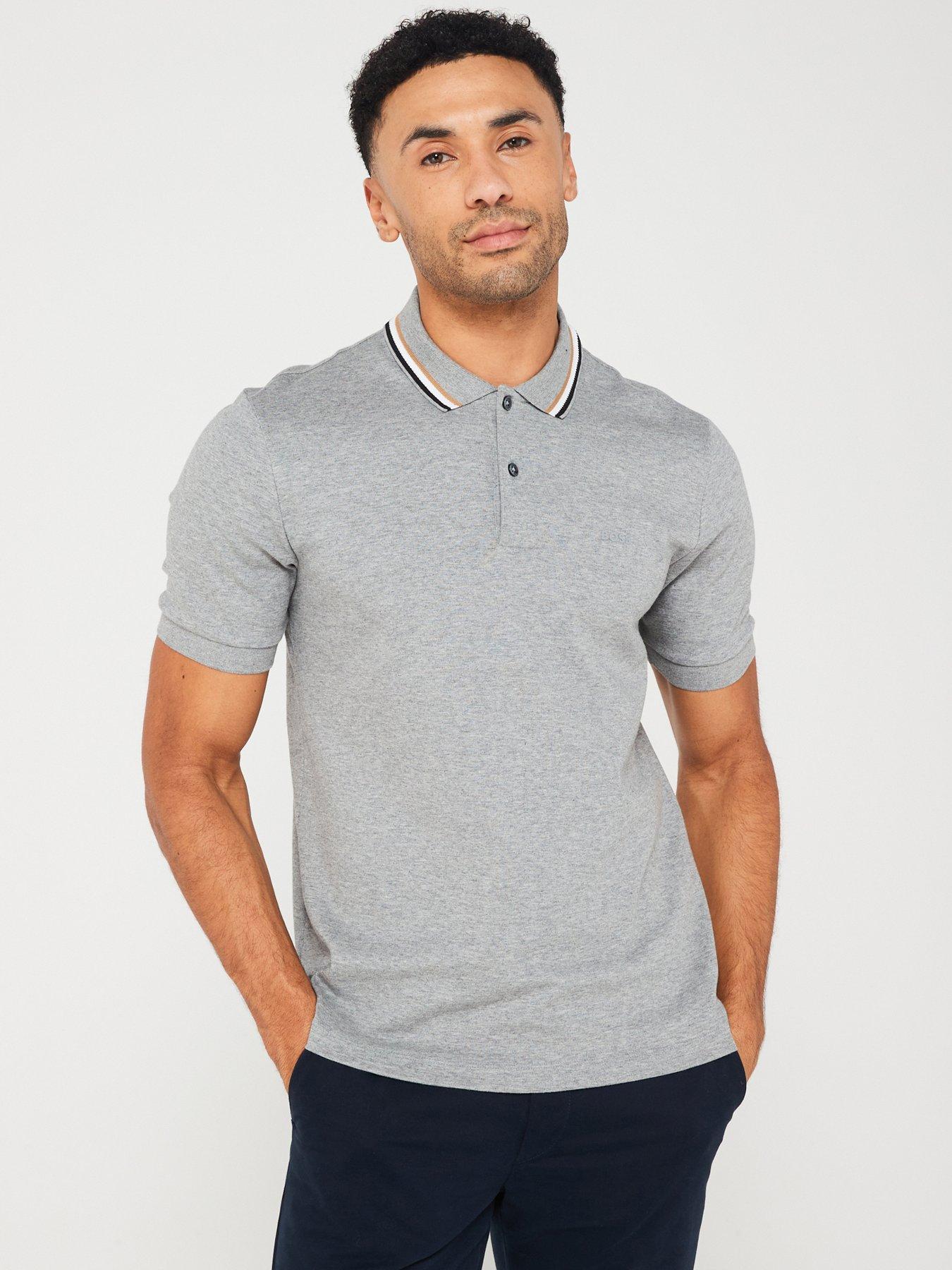 undefined Penrose 38 Slim Fit Polo Shirt - Grey