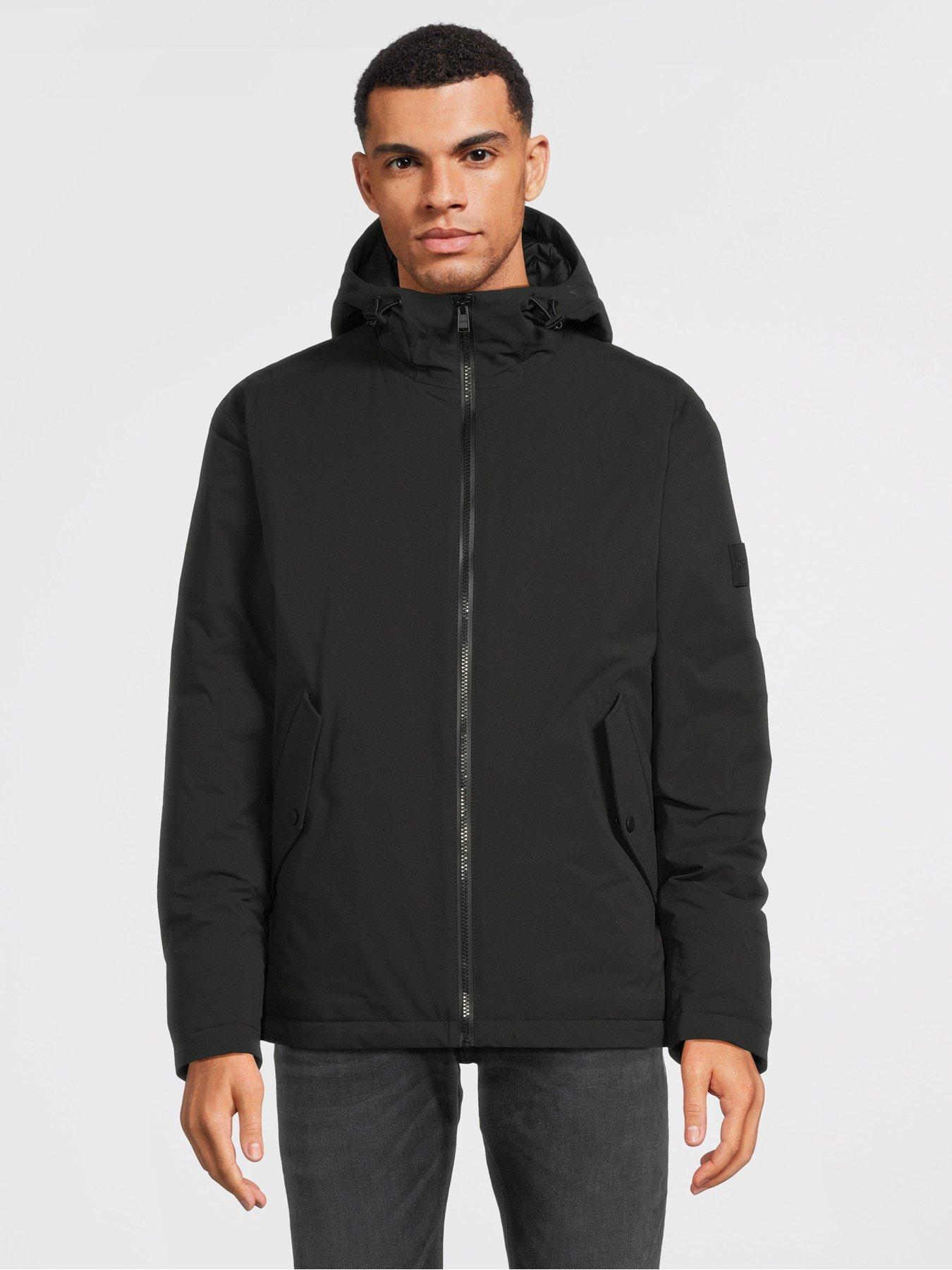 BOSS P-coglio Hooded Jacket - Black | littlewoods.com