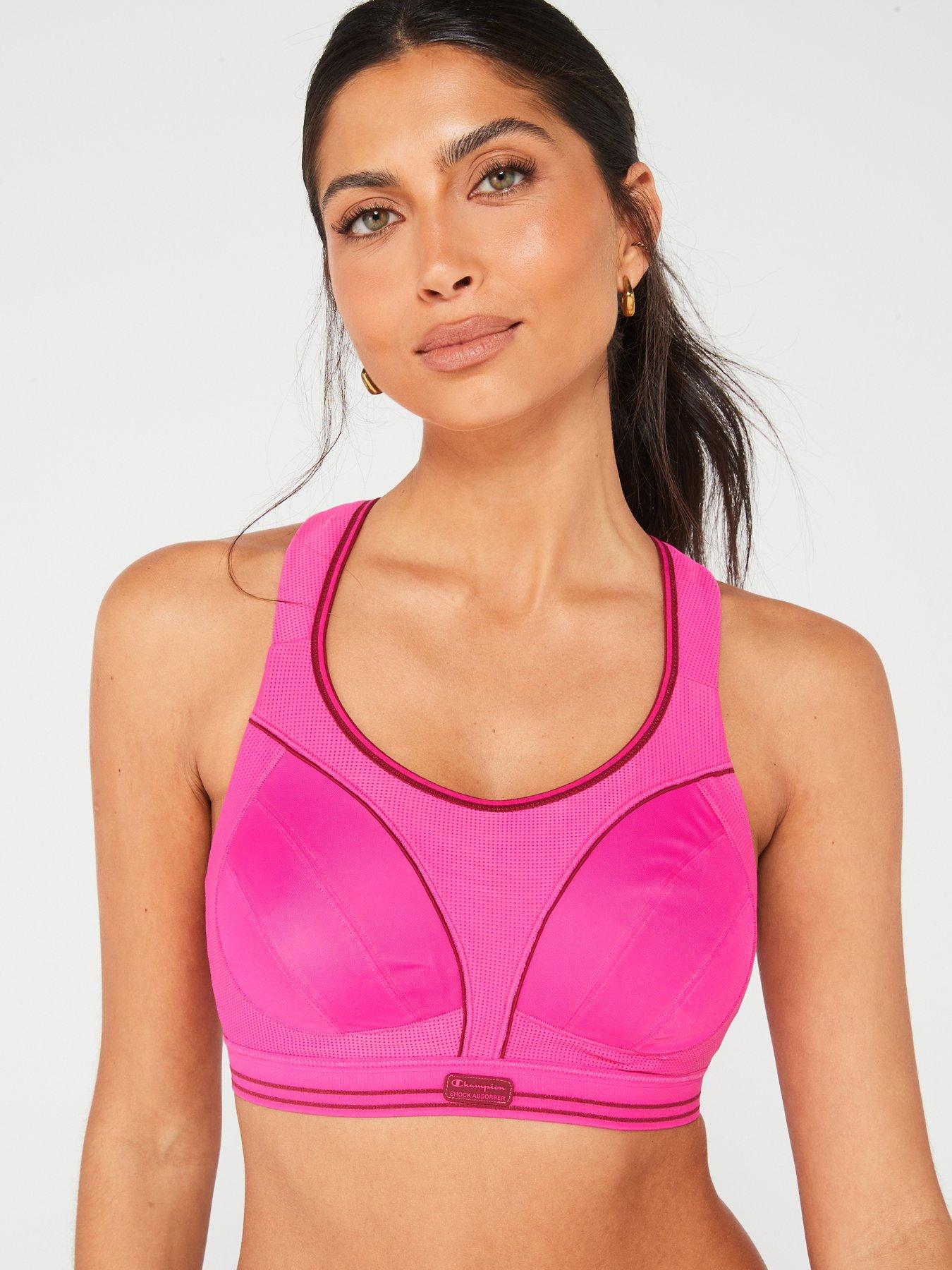 Shock Absorber Womens Ultimate Run Sports Bra Running - Pink