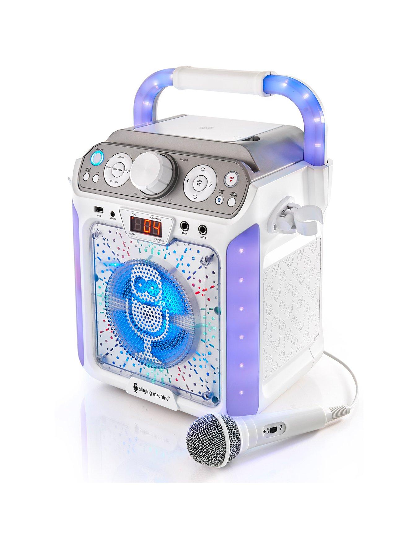 The Singing Machine Singing Machine Karaoke Bluetooth Groove Cube