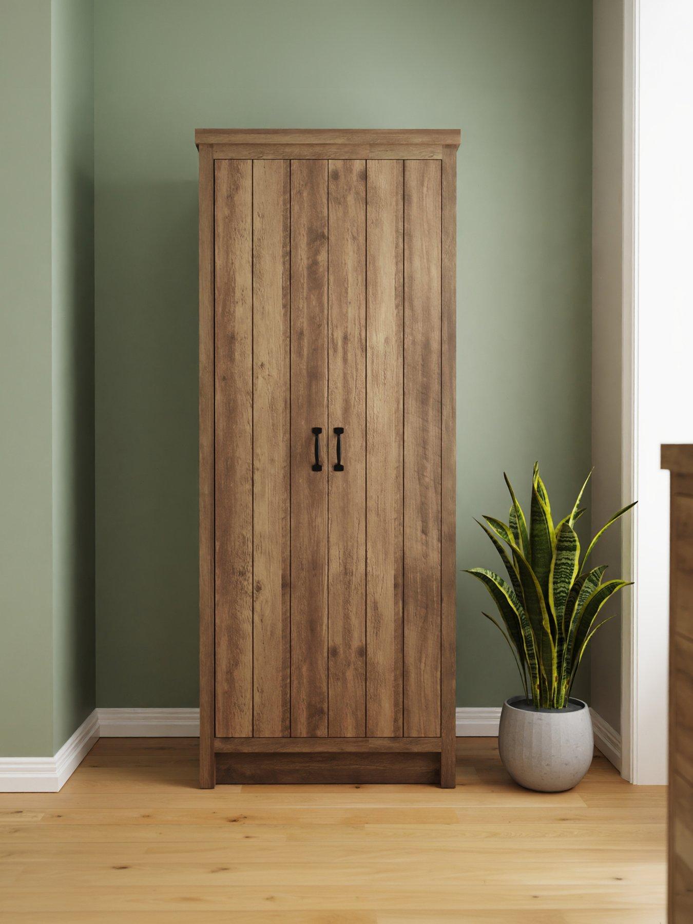 GFW Boston 2 Door Wardrobe - Oak
