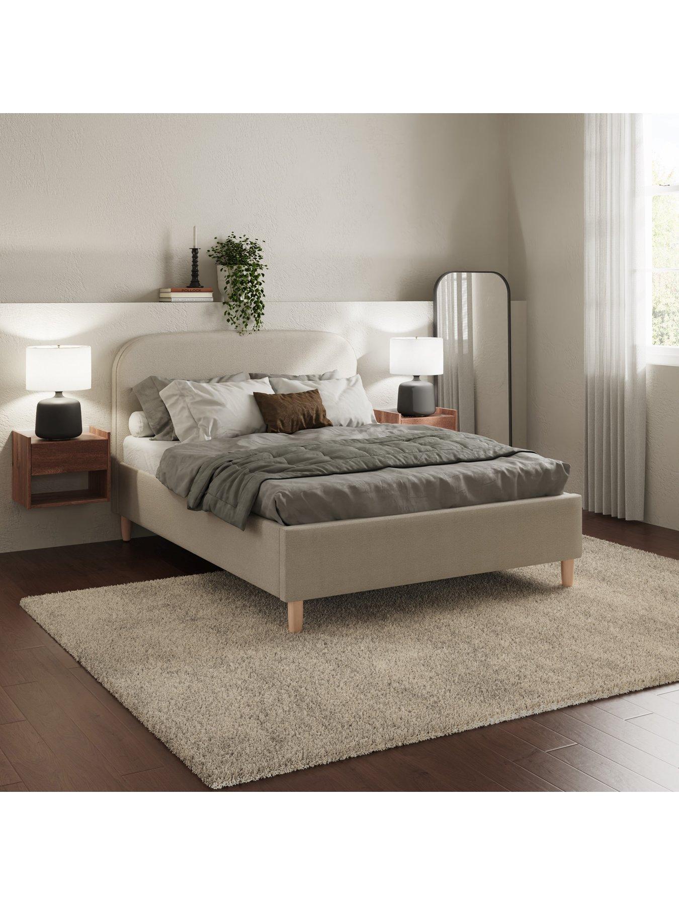 Florence upholstered ottoman on sale bed frame