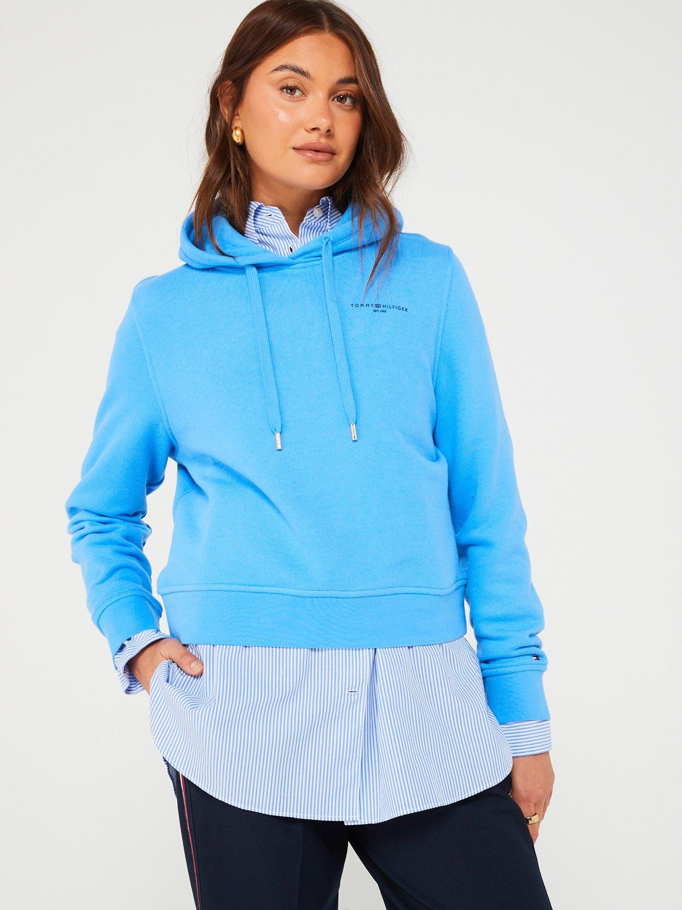 Light blue shop tommy hilfiger hoodie