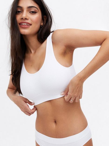 new-look-white-ribbed-seamless-crop-top-bralette