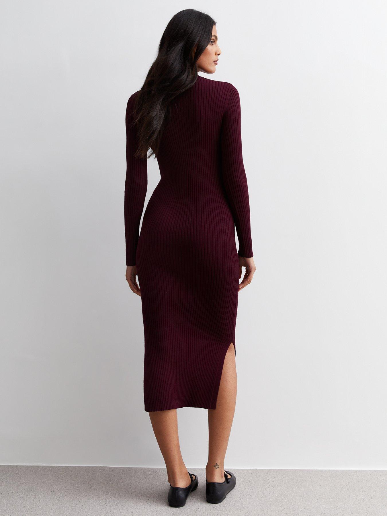 New look ribbed dress best sale