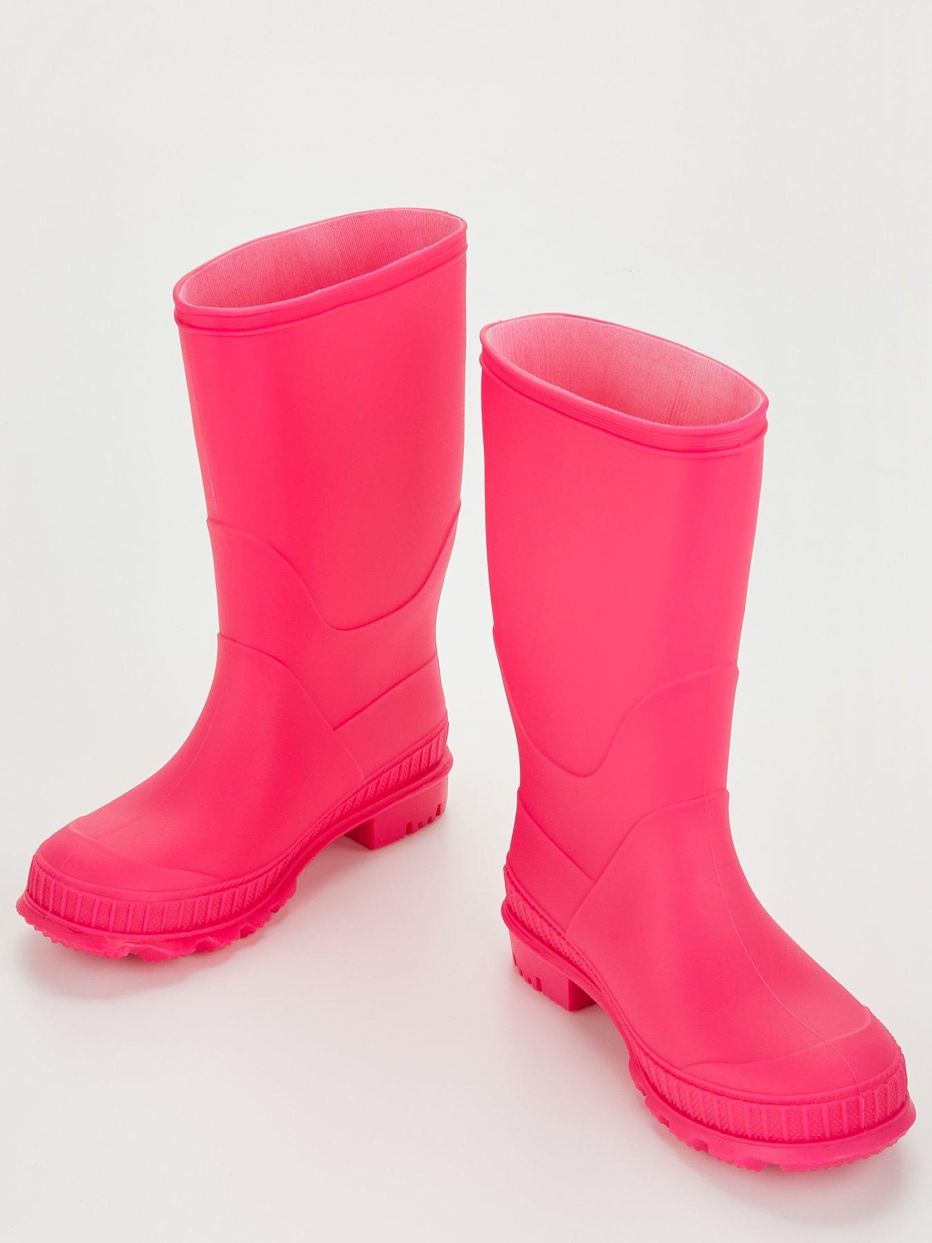 Image 4 of 6 of The Very Collection Girls Wellies - Pink