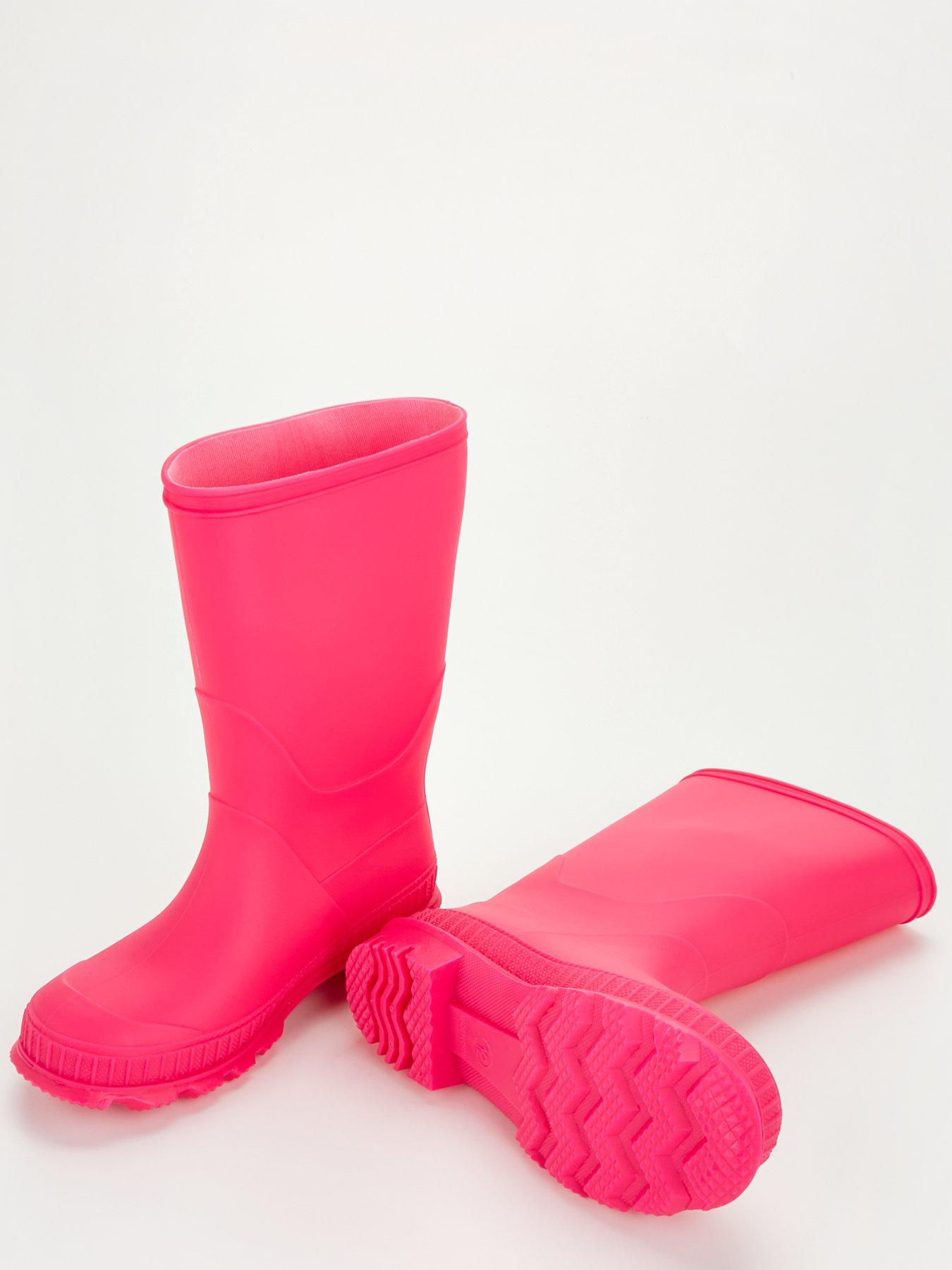 Image 5 of 6 of The Very Collection Girls Wellies - Pink