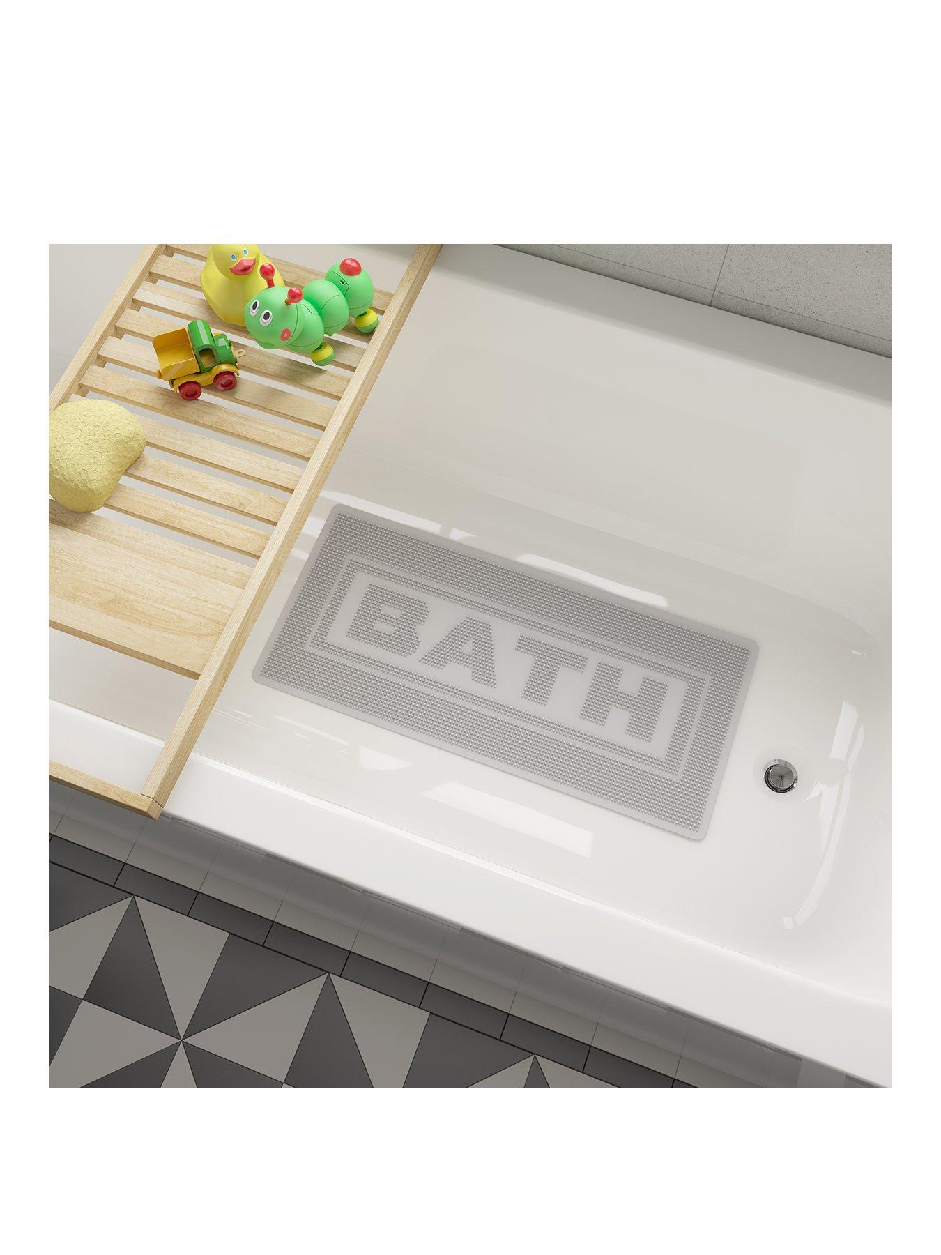 Croydex Bath Rubber Bath Mat Grey