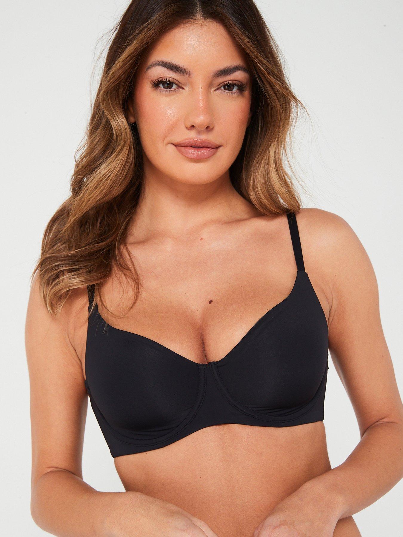 Yamamay Single Layered Non-Wired Full Coverage Super Support Bra - Black