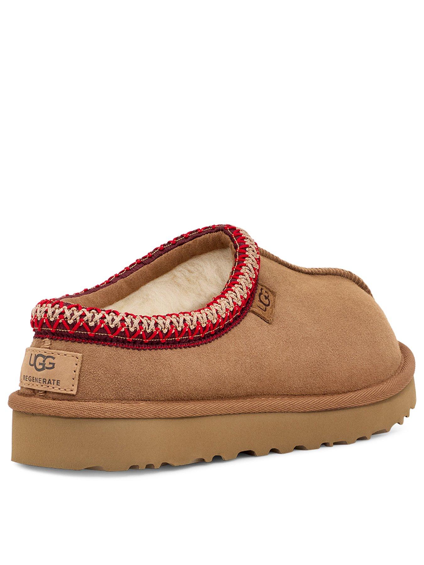 UGG Tasman Regenerate Chestnut Slipper littlewoods