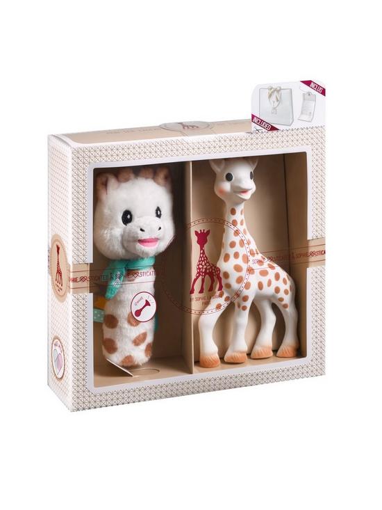 front image of sophie-the-giraffe--nbspsophiesticated-the-sweety-gift-set