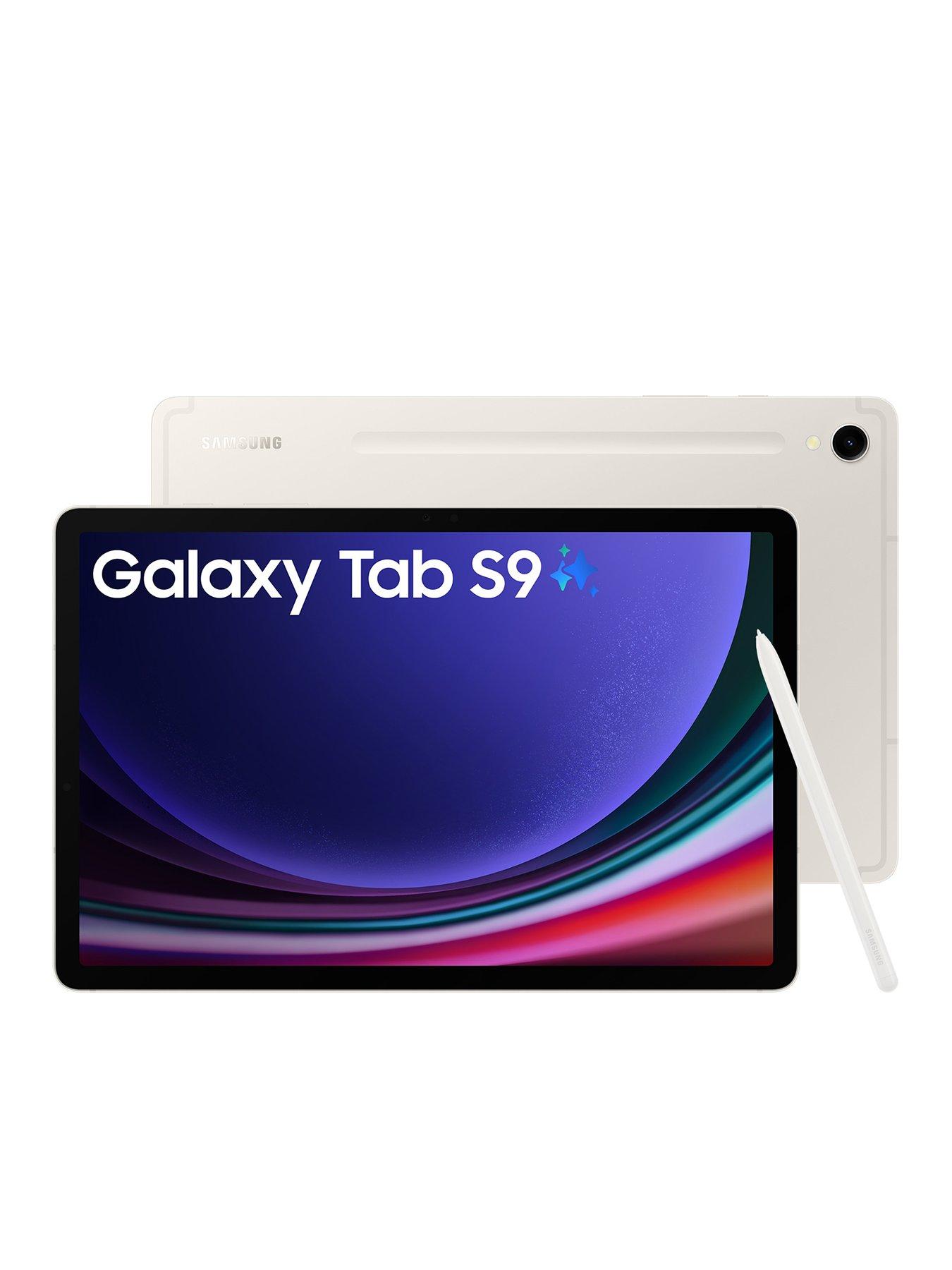 Image 1 of 8 of Samsung Galaxy Tab S9 WiFi 11-inch Tablet with Galaxy AI - 256GB, Beige