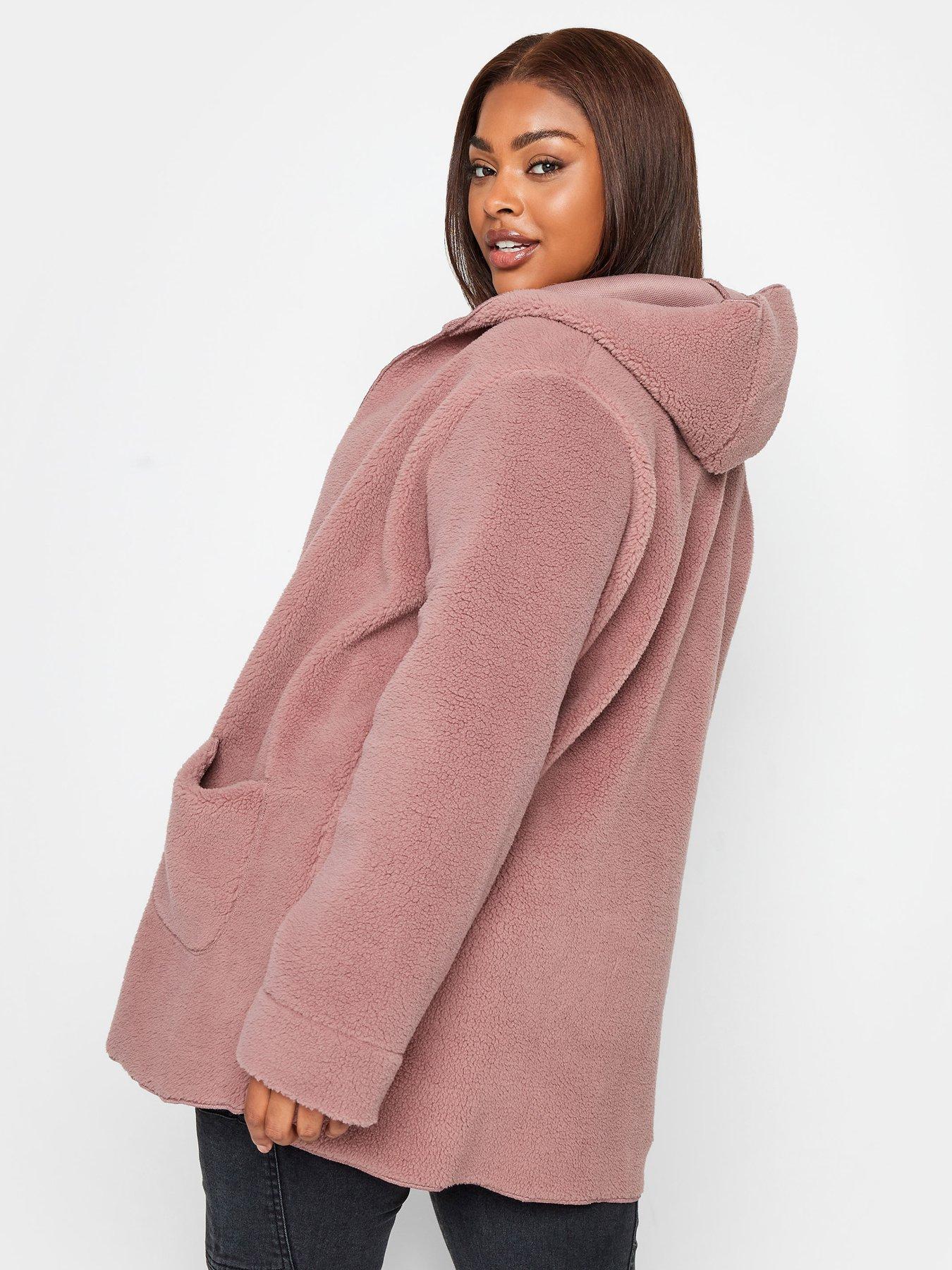 Pink Teddy Hooded Jacket