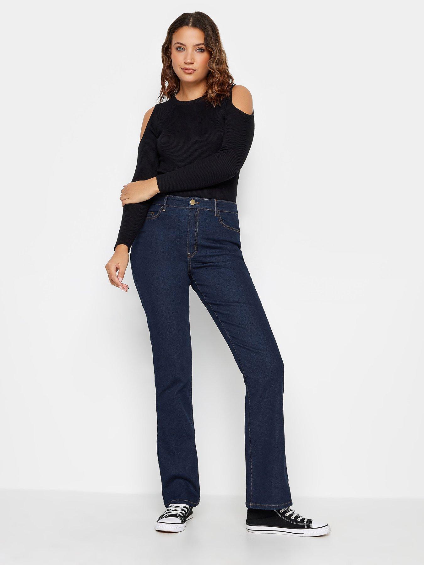  image of long-tall-sally-indigo-bootcut-jean