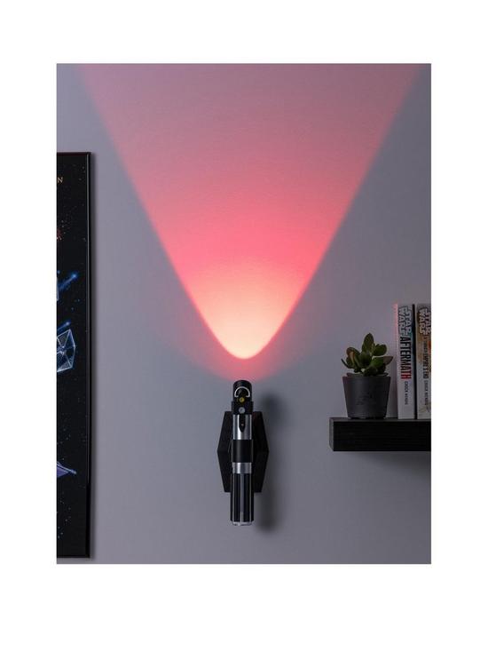 front image of star-wars-lightsaber-uplighter-room-light