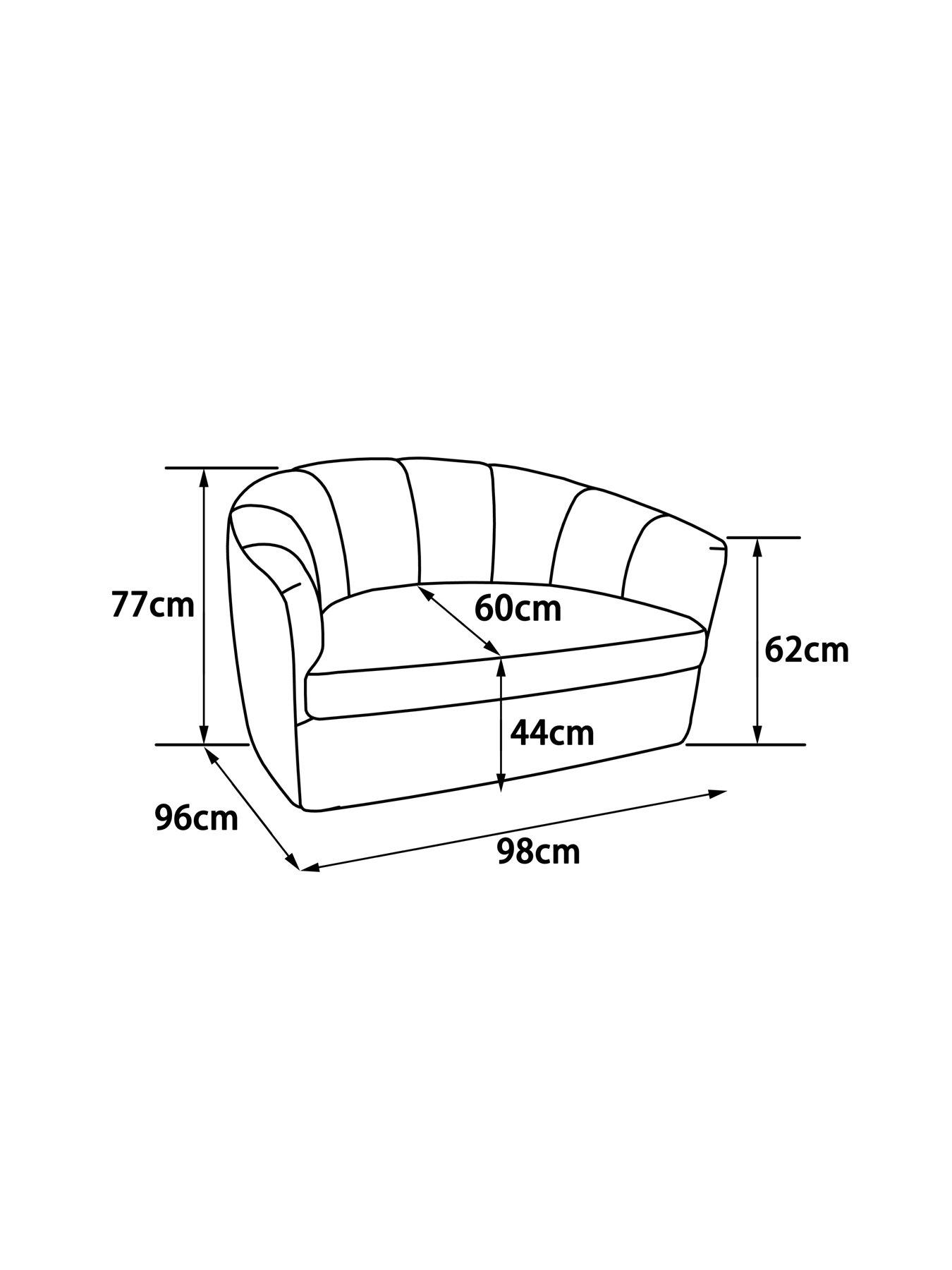 Image 7 of 7 of Very Home Bridgitte Fabric&nbsp;Armchair