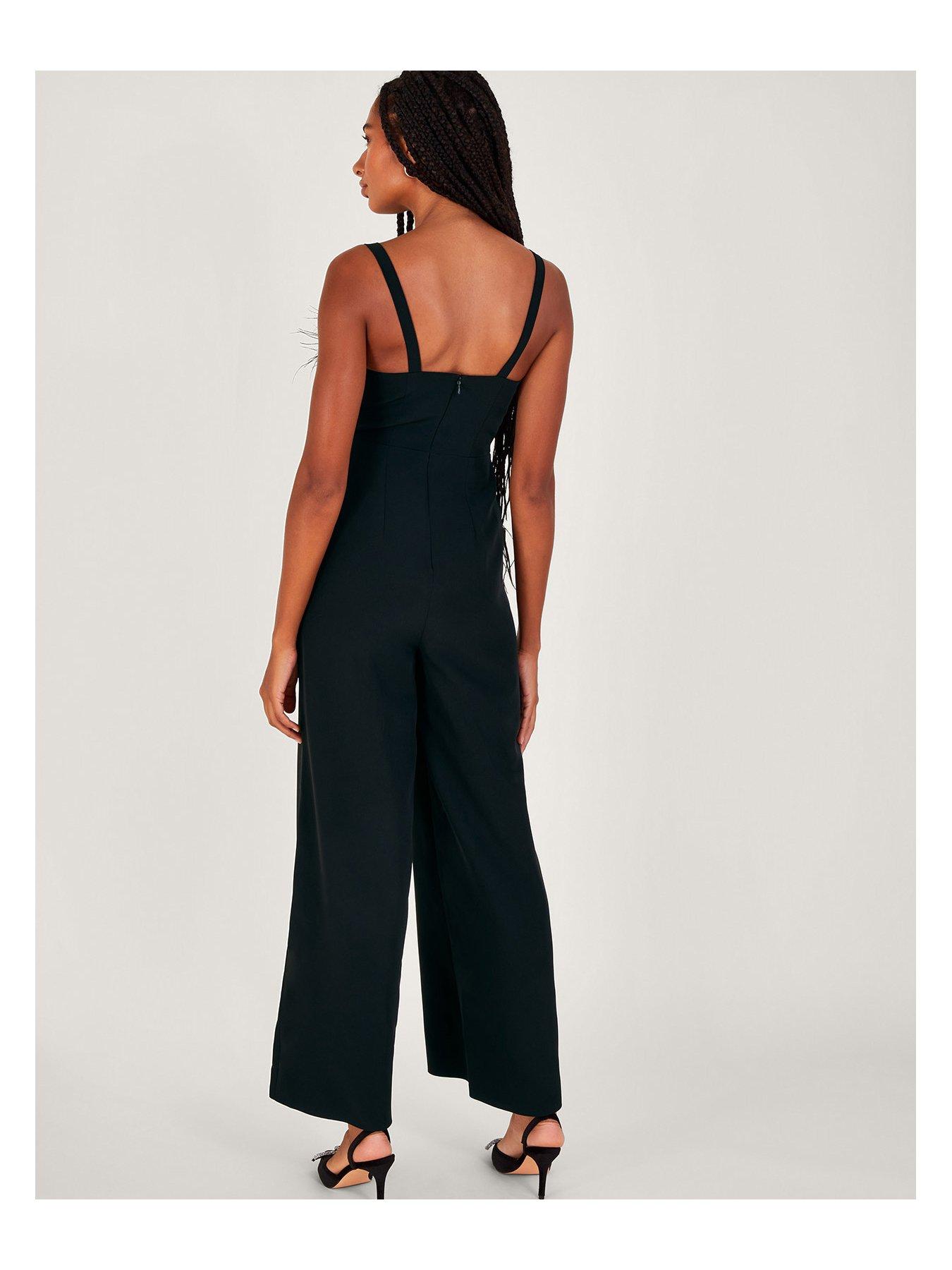 Black jumpsuit monsoon clearance