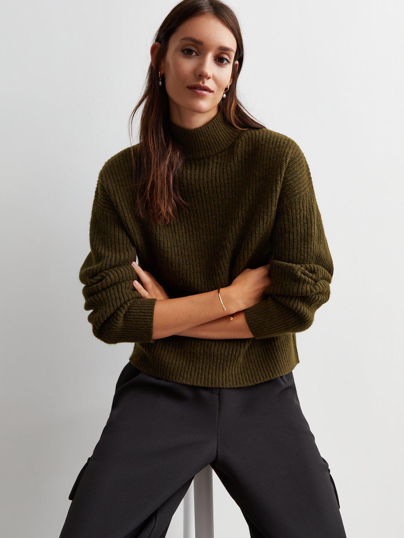 New look khaki jumper best sale