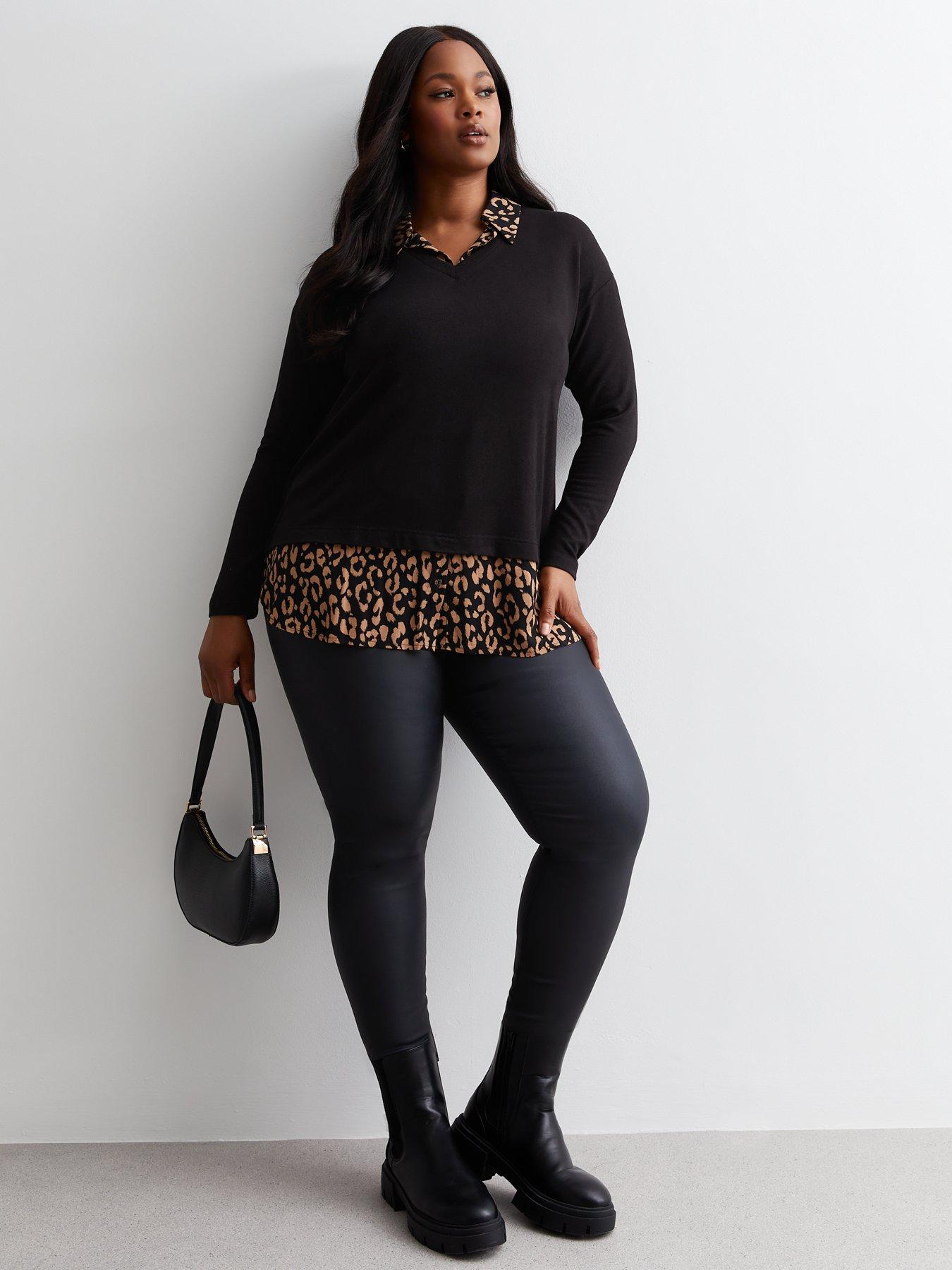 2 in 1 hotsell shirt jumper plus size