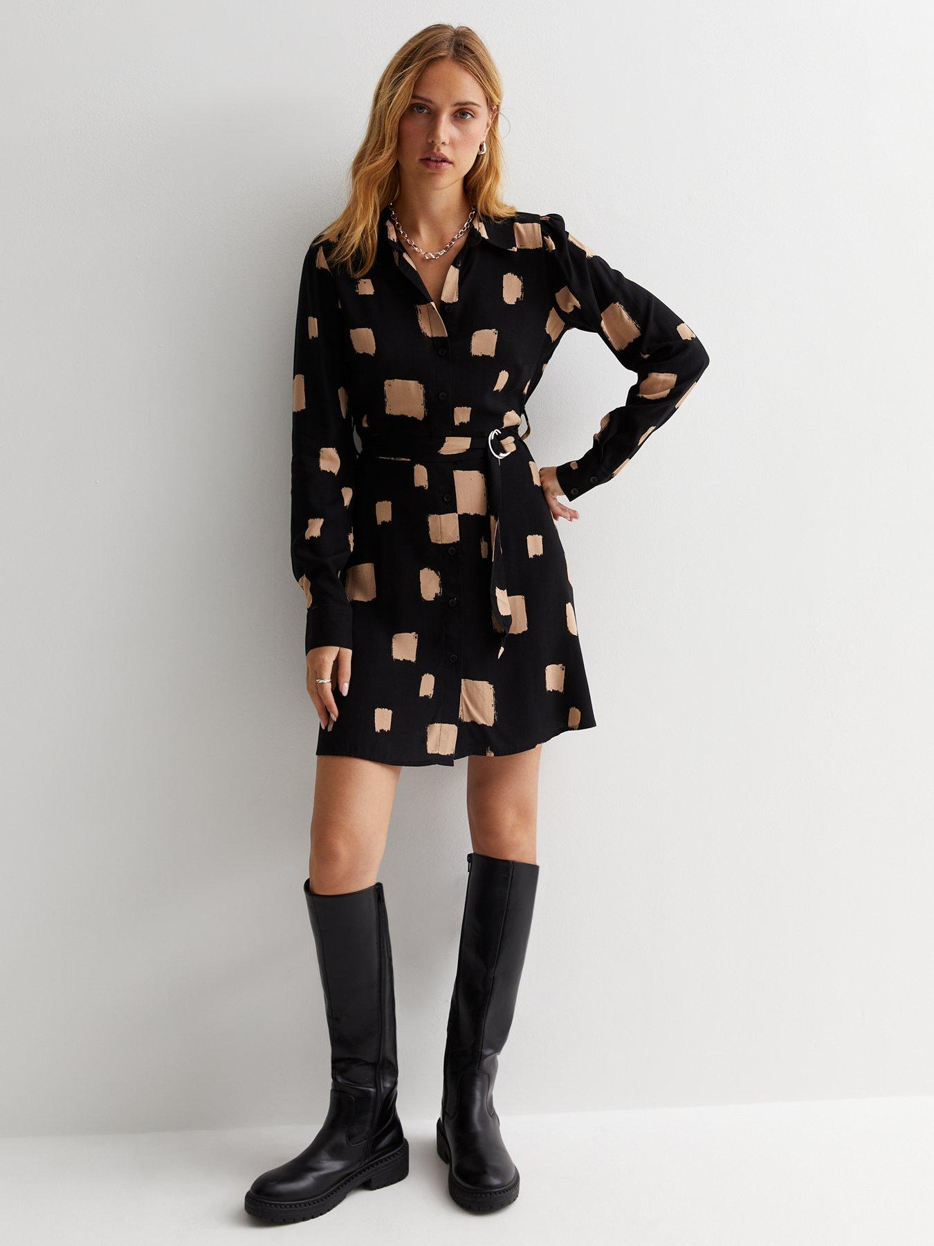 New look on sale shirt dress sale